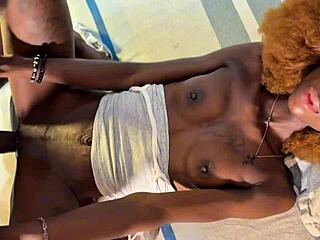 Hookup Skinny Ebony Baddie Loves Big Black Cock Kissing
