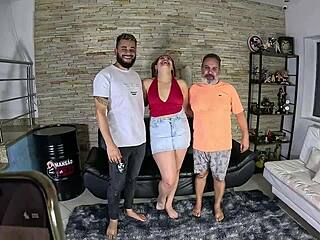 Novinha Takes Monster Toy Challenge in Her Tight Ass!