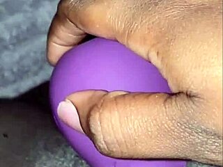 EBONY BBW Squirts Hard in Pussy Toy Masturbation