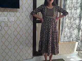 Angry big stepsis shares bed turns rough hindi fuck