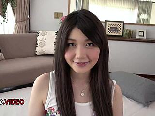 i worship rie tachikawa's big asian tits titty fuck then her passionate blowjob