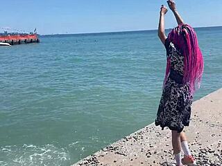 we went crazy on vacation filming this spanking video