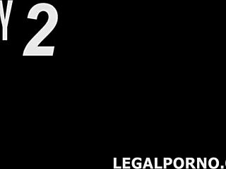 marco nero fists italian brunette's gaping anal then pee swallow?