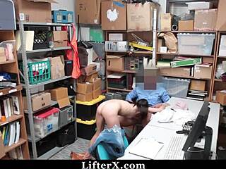 Teen shoplifter bends for cop's cock to skip jail time?