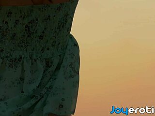 serena j teases shaved pussy outdoors!