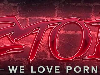 Maddy O'Reilly oils curvy body for monster cock cowgirl riding insertion