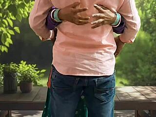 Ranch party workout! 18yo Indian desi village girl face fucked outdoor by muscular beast!