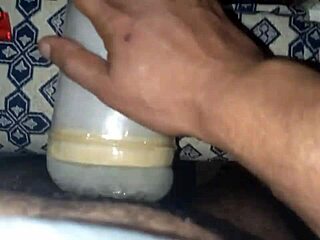 Moroccan Hunk Wanks Monster Cock in Cold Night