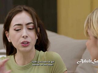 Innocent Busty Stepmom Seduced by Stepdaughter's Friend Licking Pussy Scissoring!