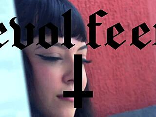 Latina Goddess Miss Bimby Chokes Slave with Deepthroat While Teasing Stilettos and Toes