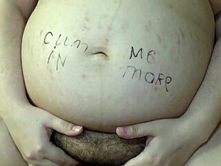 pregnant milf wife gets triple creampie pussy overflowing cum