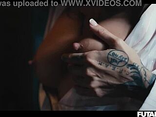 coco bae's cock awakens deep hunger in transformed shemale brunette pussy eater