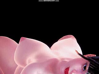 3d hentai babe with massive heaving breasts