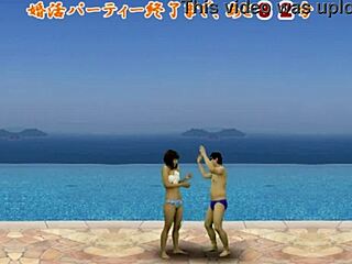 Japanese Femdom Ball Kicking Game Torments Losers