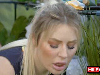 Jenna Starr's Huge Ass Tits Bounced Garden Hardcore