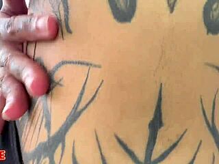 Hairy Brazilian wife gives cuckold ass pussy to stranger moaning loud
