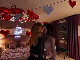 house party got wild with stephanie and vickie in dirty threesome