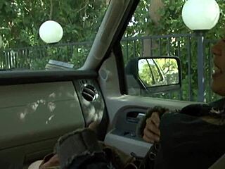 Asian mommy's big tits bounce during hard cock fuck.