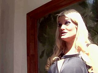 Curvy blonde milf mommy bends over for black monster cock pounding