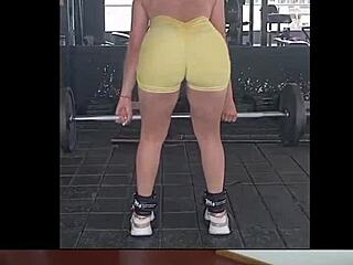 Nicole Medallo Sweats in Gym for Hot Body to Please Studs Doggystyle