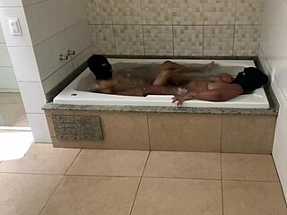 Relaxing In Tub Until I Couldn't Resist Giving Ass To Young Stud