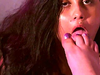 your feet taped tight in bondage now lick my toes as my submissive foot slave