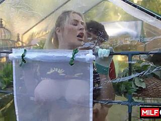 Jenna Starr's Huge Ass Tits Bounced Garden Hardcore