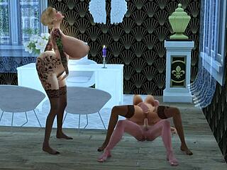 MORTIMER POUNDS HORNY GILF BELLA AT OFFICE - CAUGHT!