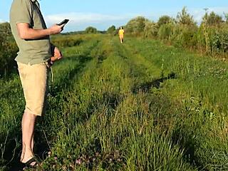 ever tried risky outdoor sex with a nympho stranger?