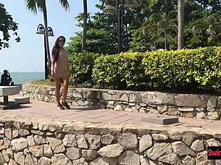 Petite thai teen girlfriend bends for amateur hotel doggystyle pounding