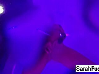 badass tattooed milf masturbates wet pussy with big tits