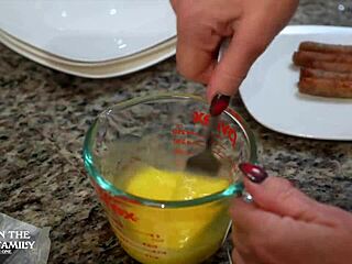 woke up and fucked my stepmom kymber leigh for breakfast she's such a curvy milf slut