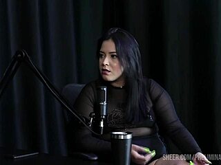 Pri Melancia's Hottest Tease Moments in Sheer Red Podcast