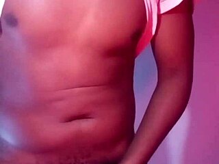 Labeto's Red Room Huge Cock Masturbation Cumshot Explosion