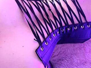 met her at the bar now she's my swinger cuckold wife taking creampie doggystyle in sheer leggings