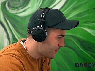 Horny son's girlfriend seduces daddy4k for intense old young fuck games