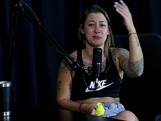 damiana loves fetish toys on sheer red watch