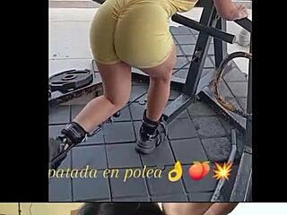 Nicole Medallo Sweats in Gym for Hot Body to Please Studs Doggystyle