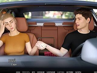 nerd girlfriend rides monster cock in university game playthrough