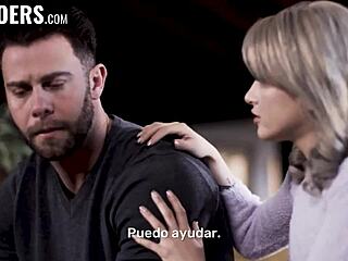 stepdaughter begs father-in-law to fill her mouth with hot cum during taboo roleplay fuck