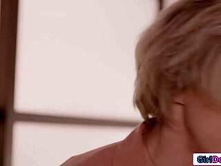 Petite babe craves mature roommate's wet pussy!