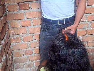 Who wouldn't fuck this chubby Telugu college girl's huge ass and clit in bathroom romance??