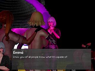 Headmaster's Femdom Orgy with Shaved Big Tits Slaves