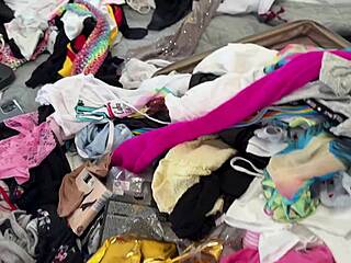 Nerdy College Coed in Stockings Edges Big Cock Handjob Mutual Masturbation