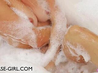 Sweet Brunette Teen 18+ Bath Massage Turns Sensual Interview