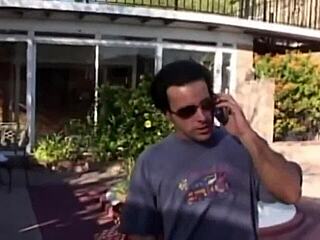 a threesome turns fivesome. blonde babe gets lucky group pounding