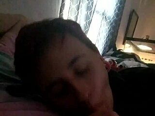 whoa slut devours boyfriend's fat cock