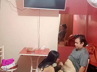 Brother-In-Law Sneaks In Fucks Sis-In-Law's Tight Pussy Gently!