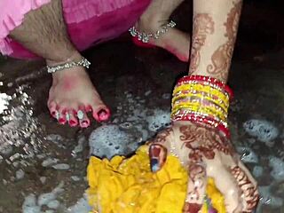 naughty bhabhi pees in bathroom dirty hindi talk sexy nipples