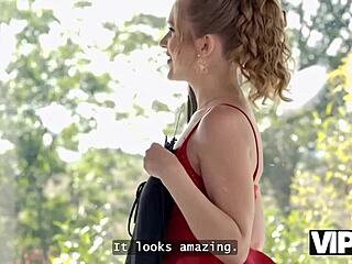 una fairy sucks bf's cock then rides old man on sofa